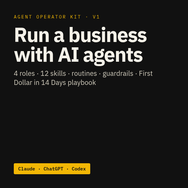 Agent Operator Kit cover
